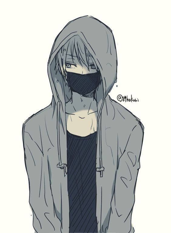 Featured image of post Anime Character Cool Anime Boy With Face Mask