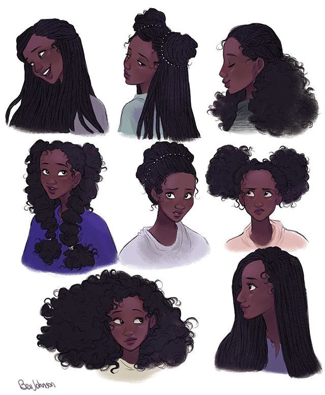 Featured image of post Black Female Hairstyles Drawing