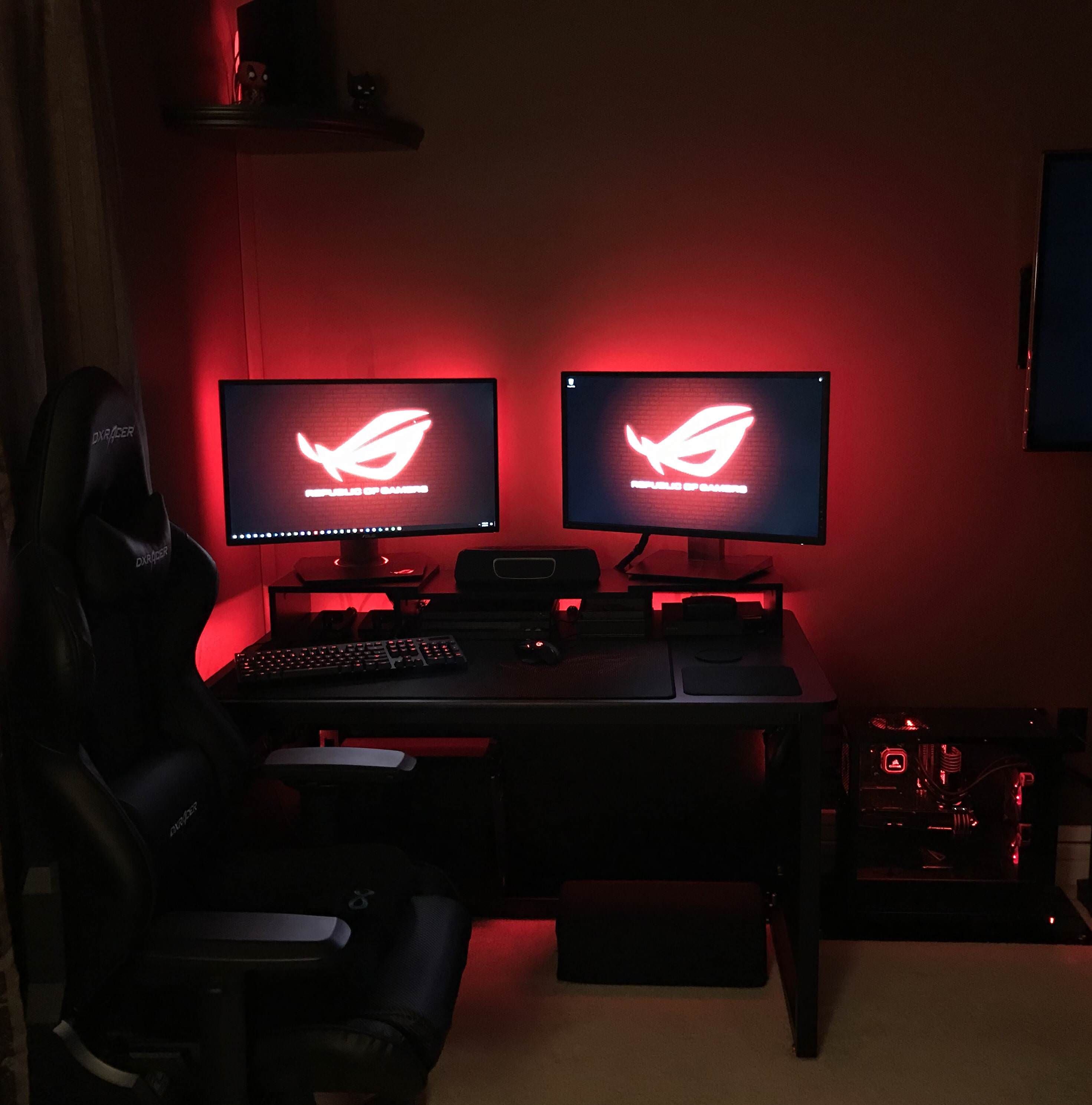 Featured image of post Black Gaming Room Aesthetic