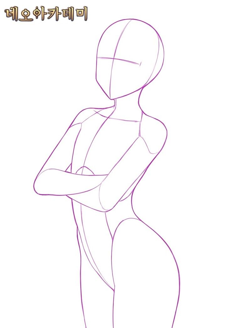 Featured image of post Full Body Anime Female Base Sketch