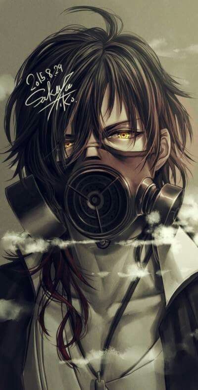 Featured image of post Gas Mask Cool Anime Boy With Face Mask