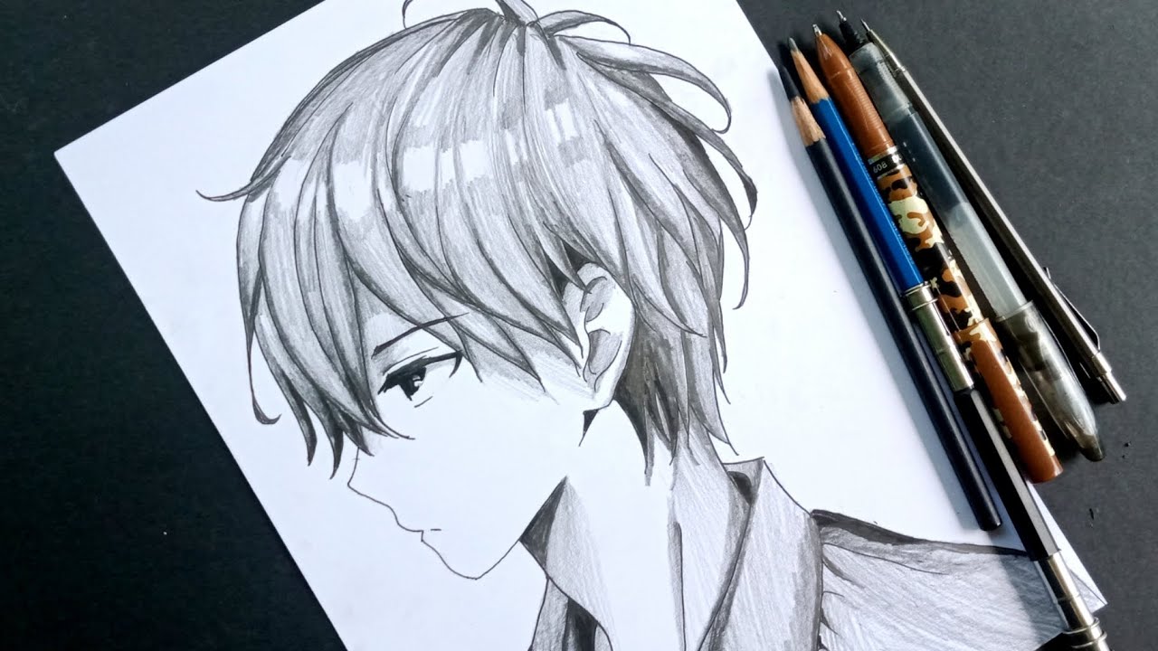 Featured image of post How To Draw Anime Boy Side Profile