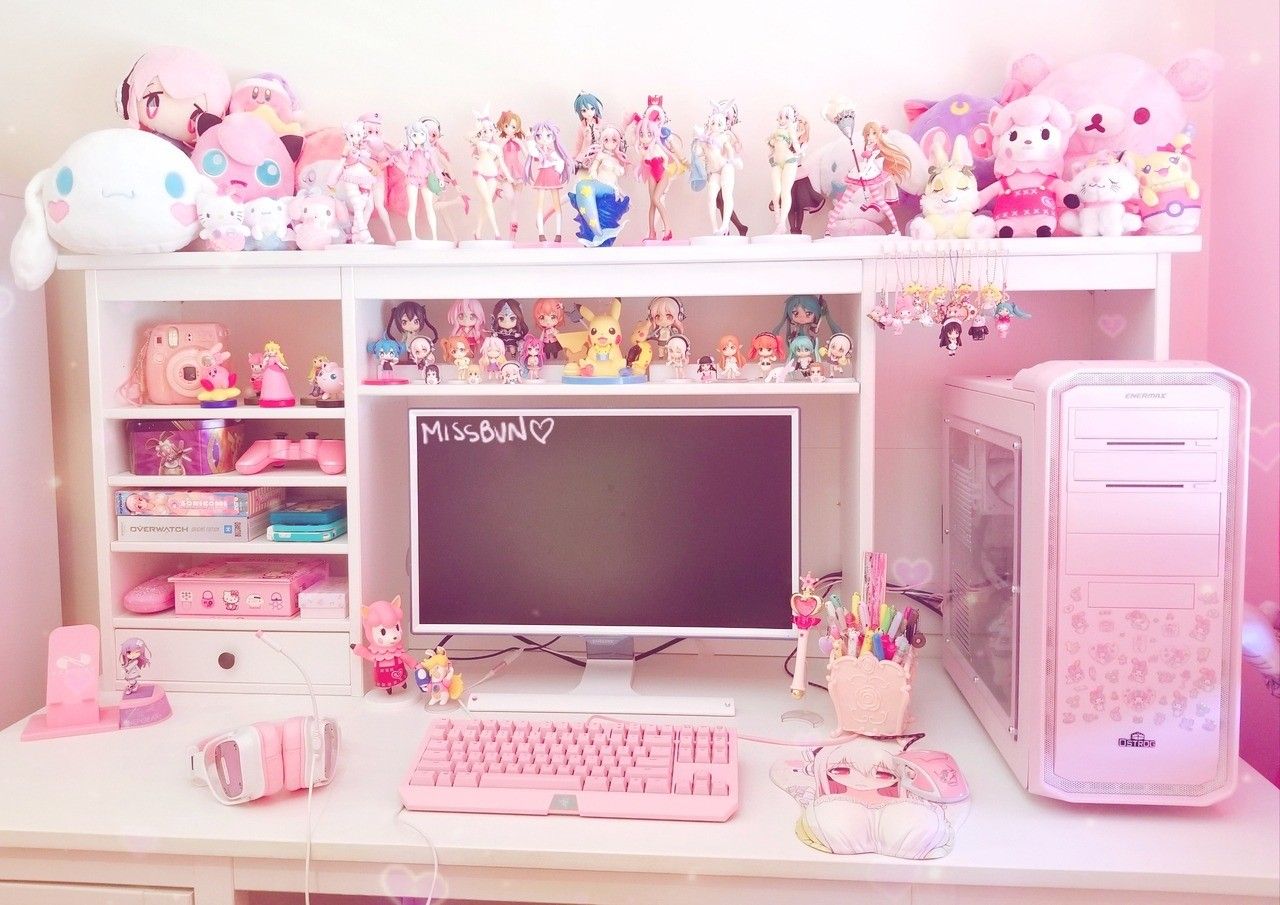 Featured image of post Kawaii Gamer Desk Setup