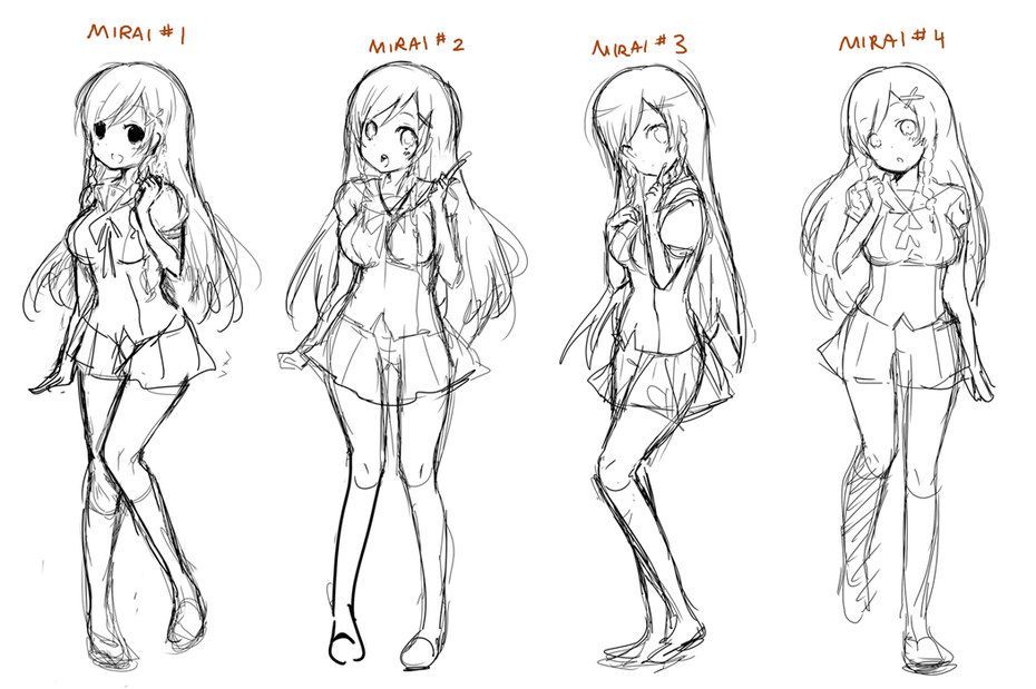 Featured image of post Reference Cute Anime Poses Female